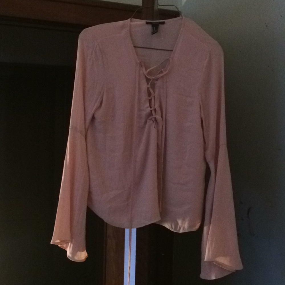 Lace up shirt